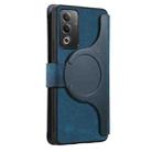 For OPPO A3 Pro Global / A80 5G CaseNeo MagSafe RFID Anti-theft Zipper Wallet Retro Leather Phone Case(Blue) - 3