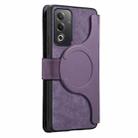 For OPPO A3 Pro Global / A80 5G CaseNeo MagSafe RFID Anti-theft Zipper Wallet Retro Leather Phone Case(Purple) - 3