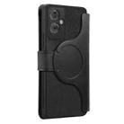 For OPPO A79 5G  / A2 5G CaseNeo MagSafe RFID Anti-theft Zipper Wallet Retro Leather Phone Case(Black) - 3
