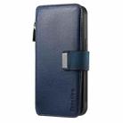 For OPPO A79 5G  / A2 5G CaseNeo MagSafe RFID Anti-theft Zipper Wallet Retro Leather Phone Case(Blue) - 2