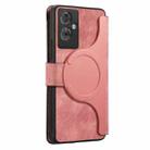 For OPPO A79 5G  / A2 5G CaseNeo MagSafe RFID Anti-theft Zipper Wallet Retro Leather Phone Case(Pink) - 3