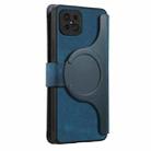 For OPPO A92s / Reno4 Z CaseNeo MagSafe RFID Anti-theft Zipper Wallet Retro Leather Phone Case(Blue) - 3