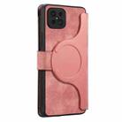 For OPPO A92s / Reno4 Z CaseNeo MagSafe RFID Anti-theft Zipper Wallet Retro Leather Phone Case(Pink) - 3