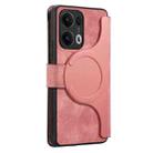 For OPPO Reno13 Pro CaseNeo MagSafe RFID Anti-theft Zipper Wallet Retro Leather Phone Case(Pink) - 3