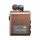 K89 Business Lavalier Single Ear Bluetooth Earphones(Gold) - 1