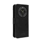 For Fossibot S3 Pro Skin Feel Calf Texture Card Slots Leather Phone Case(Black) - 3