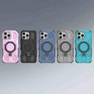 For iPhone 16 Pro Max J-20 Solid Color MagSafe Magnetic TPU+PC Phone Case(Black) - 2
