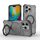 For iPhone 16 Pro Max J-20 Solid Color MagSafe Magnetic TPU+PC Phone Case(Grey) - 1