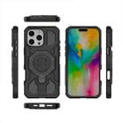 For iPhone 16 Pro Max J-20 Solid Color MagSafe Magnetic TPU+PC Phone Case(Grey) - 3
