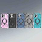 For iPhone 16 Pro Max J-20 Solid Color MagSafe Magnetic TPU+PC Phone Case(Blue) - 2