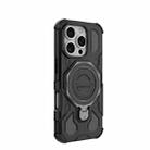 For iPhone 16 Pro J-20 Solid Color MagSafe Magnetic TPU+PC Phone Case(Black) - 3