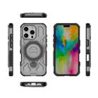 For iPhone 16 Pro J-20 Solid Color MagSafe Magnetic TPU+PC Phone Case(Grey) - 2