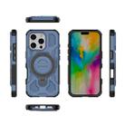 For iPhone 16 Pro J-20 Solid Color MagSafe Magnetic TPU+PC Phone Case(Blue) - 2