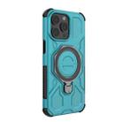 For iPhone 15 Pro Max J-20 Solid Color MagSafe Magnetic TPU+PC Phone Case(Lake Blue) - 3