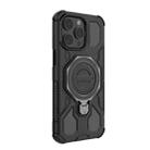 For iPhone 15 Pro Max J-20 Solid Color MagSafe Magnetic TPU+PC Phone Case(Black) - 3