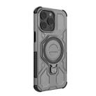 For iPhone 15 Pro Max J-20 Solid Color MagSafe Magnetic TPU+PC Phone Case(Grey) - 3