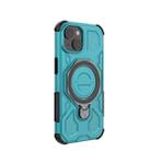For iPhone 15 J-20 Solid Color MagSafe Magnetic TPU+PC Phone Case(Lake Blue) - 3