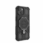 For iPhone 15 J-20 Solid Color MagSafe Magnetic TPU+PC Phone Case(Black) - 3