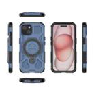 For iPhone 15 J-20 Solid Color MagSafe Magnetic TPU+PC Phone Case(Blue) - 2