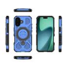 For iPhone 17 J-20 Solid Color MagSafe Magnetic TPU+PC Phone Case(Blue) - 2