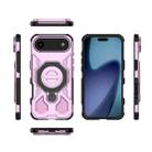 For iPhone 17 Air J-20 Solid Color MagSafe Magnetic TPU+PC Phone Case(Pink) - 2