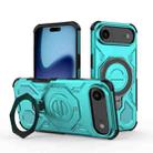 For iPhone 17 Air J-20 Solid Color MagSafe Magnetic TPU+PC Phone Case(Lake Blue) - 1