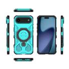 For iPhone 17 Air J-20 Solid Color MagSafe Magnetic TPU+PC Phone Case(Lake Blue) - 2