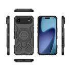 For iPhone 17 Air J-20 Solid Color MagSafe Magnetic TPU+PC Phone Case(Black) - 2