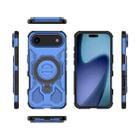 For iPhone 17 Air J-20 Solid Color MagSafe Magnetic TPU+PC Phone Case(Blue) - 2