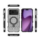 For iPhone 17 Pro Max J-20 Solid Color MagSafe Magnetic TPU+PC Phone Case(Grey) - 2