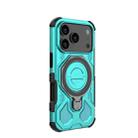For iPhone 17 Pro J-20 Solid Color MagSafe Magnetic TPU+PC Phone Case(Lake Blue) - 3