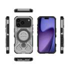 For iPhone 17 Pro J-20 Solid Color MagSafe Magnetic TPU+PC Phone Case(Grey) - 2