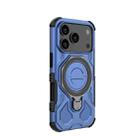 For iPhone 17 Pro J-20 Solid Color MagSafe Magnetic TPU+PC Phone Case(Blue) - 3
