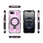 For iPhone 16e J-20 Solid Color MagSafe Magnetic TPU+PC Phone Case(Pink) - 2