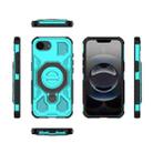 For iPhone 16e J-20 Solid Color MagSafe Magnetic TPU+PC Phone Case(Lake Blue) - 2