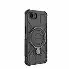 For iPhone 16e J-20 Solid Color MagSafe Magnetic TPU+PC Phone Case(Black) - 3