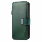For Realme GT 7 Pro CaseNeo MagSafe RFID Anti-theft Zipper Wallet Retro Leather Phone Case(Green) - 2
