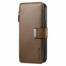 For Reamle 11 5G / 11X CaseNeo MagSafe RFID Anti-theft Zipper Wallet Retro Leather Phone Case(Brown) - 2