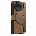 For Reamle 11 5G / 11X CaseNeo MagSafe RFID Anti-theft Zipper Wallet Retro Leather Phone Case(Brown) - 3