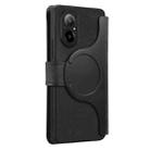 For Realme C67 4G CaseNeo MagSafe RFID Anti-theft Zipper Wallet Retro Leather Phone Case(Black) - 3