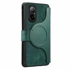 For Realme C67 4G CaseNeo MagSafe RFID Anti-theft Zipper Wallet Retro Leather Phone Case(Green) - 3