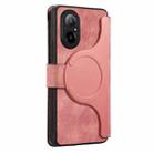 For Realme C67 4G CaseNeo MagSafe RFID Anti-theft Zipper Wallet Retro Leather Phone Case(Pink) - 3