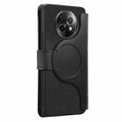 For Realme 13+ 5G CaseNeo MagSafe RFID Anti-theft Zipper Wallet Retro Leather Phone Case(Black) - 3