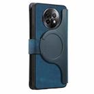 For Realme 13+ 5G CaseNeo MagSafe RFID Anti-theft Zipper Wallet Retro Leather Phone Case(Blue) - 3
