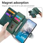 For Realme 14 CaseNeo MagSafe RFID Anti-theft Zipper Wallet Retro Leather Phone Case(Green) - 3