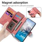 For Realme 14 CaseNeo MagSafe RFID Anti-theft Zipper Wallet Retro Leather Phone Case(Pink) - 3