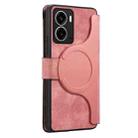 For Realme 14 CaseNeo MagSafe RFID Anti-theft Zipper Wallet Retro Leather Phone Case(Pink) - 4