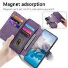 For Realme 14 CaseNeo MagSafe RFID Anti-theft Zipper Wallet Retro Leather Phone Case(Purple) - 3