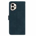 For Honor 400 Global 156.5mm Moonlit Butterfly Dance Pattern Embossed Leather Phone Case(Green) - 3