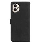 For Honor 400 Global 156.5mm Moonlit Butterfly Dance Pattern Embossed Leather Phone Case(Black) - 3